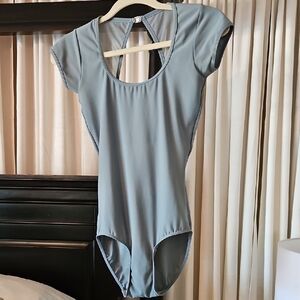 Eleve Leotard Size Large Blue Green